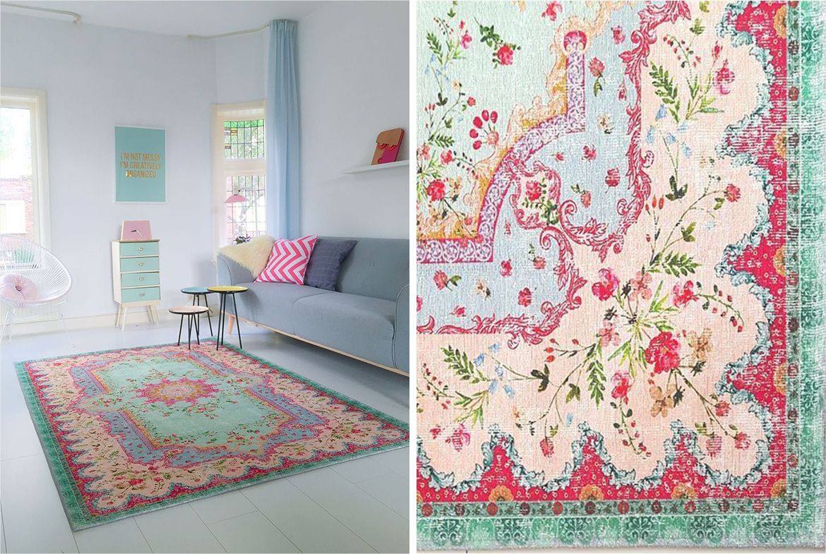 vintage perzisch tapijt thuisinstyling